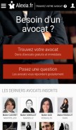 How alexia.fr looks like on a mobile device such as an iPhone.