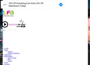 How alfaenlinea.com looks like on a tablet such as an iPad.
