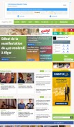 How algerie360.com looks like on a mobile device such as an iPhone.