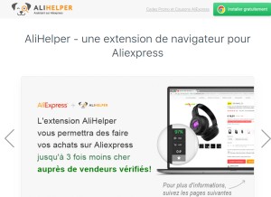 How alihelper.net looks like on a tablet such as an iPad.