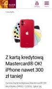 How aliorbank.pl looks like on a mobile device such as an iPhone.