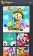 How alisgame.com looks like on a mobile device such as an iPhone.
