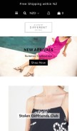 How alittlebitdifferentstore.com looks like on a mobile device such as an iPhone.