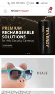 How all-battery.com looks like on a mobile device such as an iPhone.