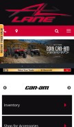 How allanemotorsports.com looks like on a mobile device such as an iPhone.
