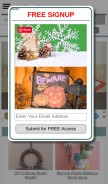 How allfreeholidaycrafts.com looks like on a mobile device such as an iPhone.