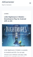 How allgamester.online looks like on a mobile device such as an iPhone.