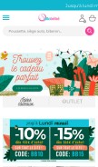 How allobebe.fr looks like on a mobile device such as an iPhone.