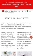 How allpaintbynumbers.com looks like on a mobile device such as an iPhone.