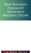 How allrandompasswordgenerator.com looks like on a mobile device such as an iPhone.