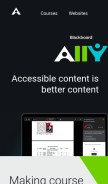 How ally.ac looks like on a mobile device such as an iPhone.