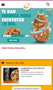 How almendras.mx looks like on a mobile device such as an iPhone.