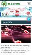 How alobacsi24h.com looks like on a mobile device such as an iPhone.