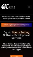 How alphasportstech.com looks like on a mobile device such as an iPhone.