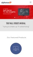 How alphonso.tv looks like on a mobile device such as an iPhone.