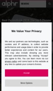 How alphr.com looks like on a mobile device such as an iPhone.