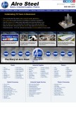 How alro.com looks like on a mobile device such as an iPhone.