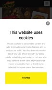 How alwayssavebrand.com looks like on a mobile device such as an iPhone.