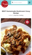 How alyonascooking.com looks like on a mobile device such as an iPhone.