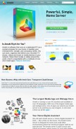How amahi.org looks like on a mobile device such as an iPhone.