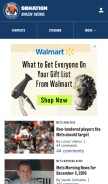 How amazinavenue.com looks like on a mobile device such as an iPhone.
