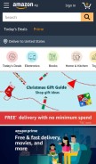 How amazon.sg looks like on a mobile device such as an iPhone.