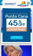 How ambito.com looks like on a mobile device such as an iPhone.