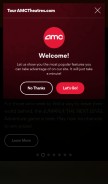 How amctheatres.com looks like on a mobile device such as an iPhone.