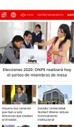 How americanoticias.pe looks like on a mobile device such as an iPhone.