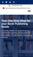How americanpublishersinc.com looks like on a mobile device such as an iPhone.
