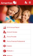 How ameritas.com looks like on a mobile device such as an iPhone.
