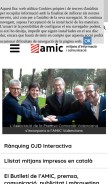 How amic.media looks like on a mobile device such as an iPhone.