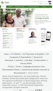 How aml.com looks like on a mobile device such as an iPhone.