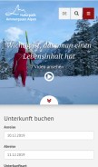 How ammergauer-alpen.de looks like on a mobile device such as an iPhone.