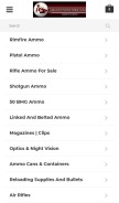 How ammunitionstore.com looks like on a mobile device such as an iPhone.