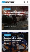 How amny.com looks like on a mobile device such as an iPhone.