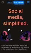 How amp.gs looks like on a mobile device such as an iPhone.