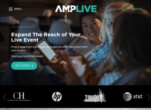 How amp.live looks like on a tablet such as an iPad.