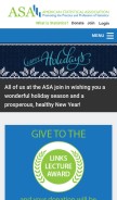 How amstat.org looks like on a mobile device such as an iPhone.