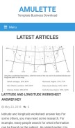 How amulettejewelry.com looks like on a mobile device such as an iPhone.