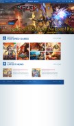 How amzgame.com looks like on a mobile device such as an iPhone.