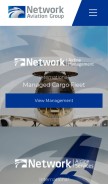 How ana-aviation.com looks like on a mobile device such as an iPhone.