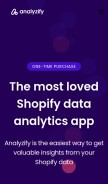 How analyzify.com looks like on a mobile device such as an iPhone.