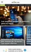 How andro4all.com looks like on a mobile device such as an iPhone.