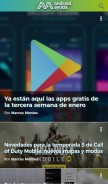 How androidayuda.com looks like on a mobile device such as an iPhone.