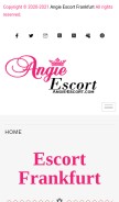How angie-escort.com looks like on a mobile device such as an iPhone.