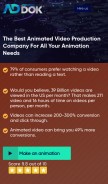 How animationdok.com looks like on a mobile device such as an iPhone.