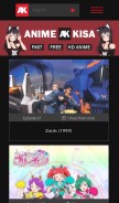 How animekisa.vip looks like on a mobile device such as an iPhone.