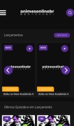 How animesonlinebr.org looks like on a mobile device such as an iPhone.