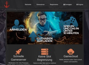 How anker43.de looks like on a tablet such as an iPad.